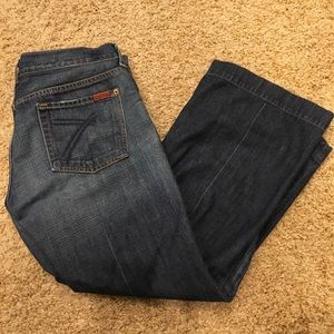 7 For All Mankind Size 30 26” Inseam Dojo Jeans